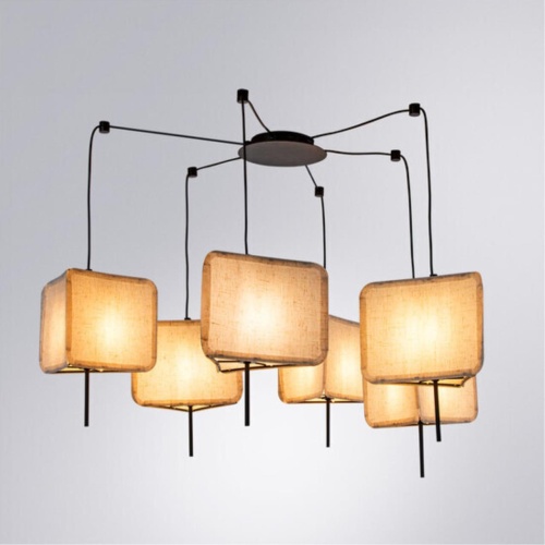Подвесная люстра Arte lamp A7084SP-6BK СВЕТИЛЬНИК ПОДВЕСНОЙ