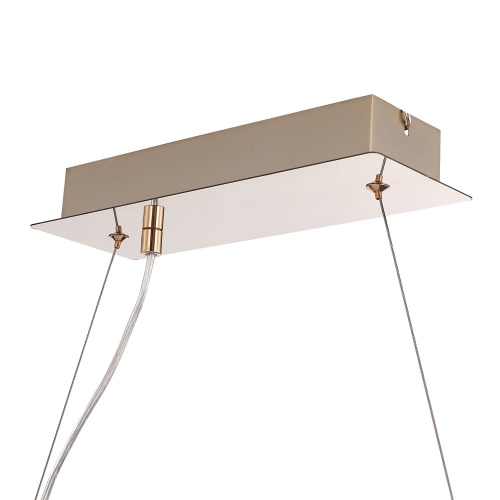 SL6135.233.01 Светильник подвесной ST-Luce золото/прозрачный, янтарный LED 1*24W 3000K LIGHTSOME