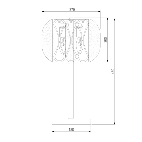  Bogate's 01125/2/ настольный светильник
