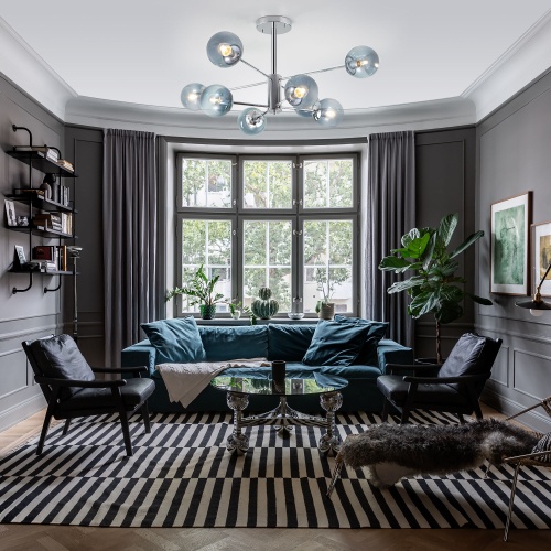 Потолочный светильник Eurosvet 30166/8 хром