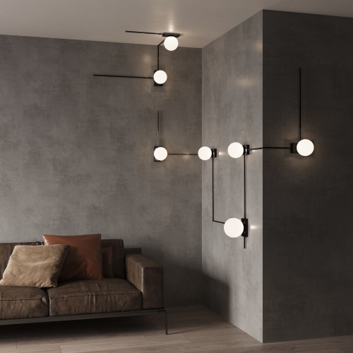 Настенный светильник Eurosvet 40036/1 черный жемчуг