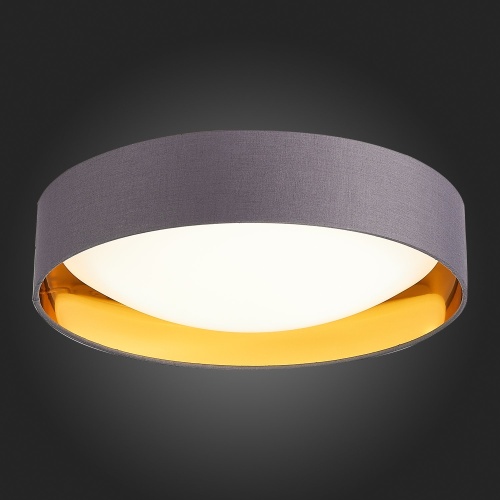 SLE201112-01 Светильник потолочный Серый, Золотистый/Белый LED 1*24W 4000K ORBIO