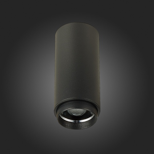 ST600.442.10 Светильник потолочный Zoom Черный LED 1*10W 4000K 1 000Lm Ra&gt;80 15-60° IP20 D59xH130 17 Накладные светильники
