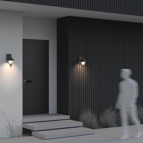 Уличный настенный светильник Outdoor O027WL-01B