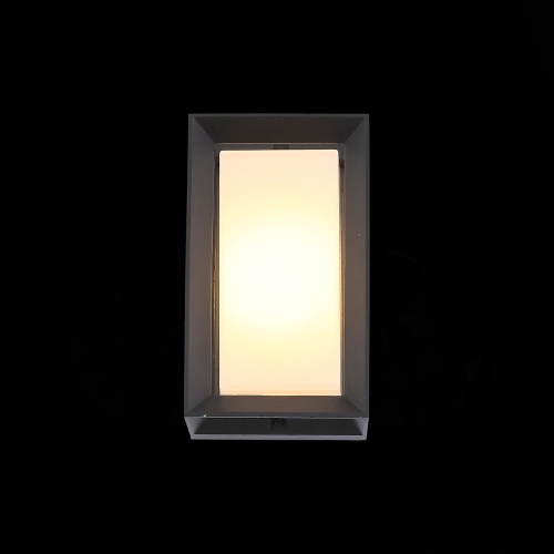 SL077.411.01 Светильник уличный настенный ST-Luce Черный/Белый LED 1*6W 3000K CUBISTA