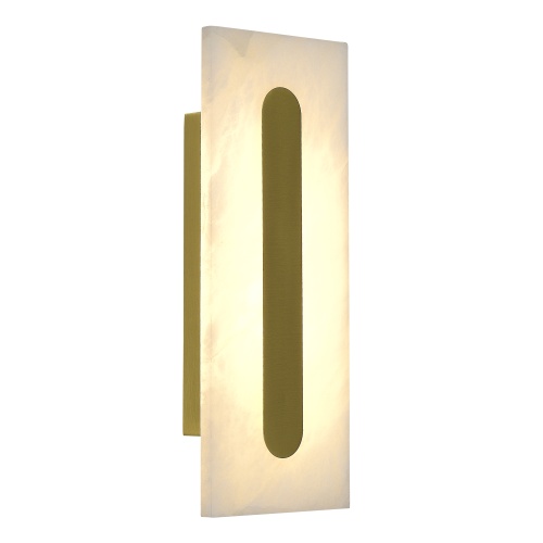SL6139.221.01 Светильник настенный ST-Luce золотистый/белый LED 1*6W 3000K / 4000K / 6000K GEOM