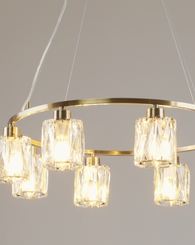 Люстра подвесная Moderli V11685-8P Prismique