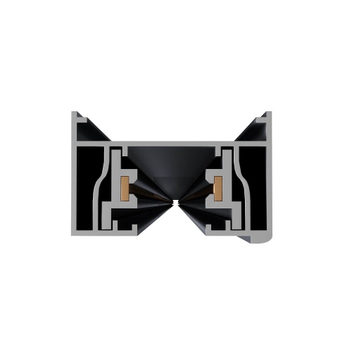 ST001.419.00 Шинопровод однофазный накладной  ST-Luce Черный Длина 1 000мм BASE