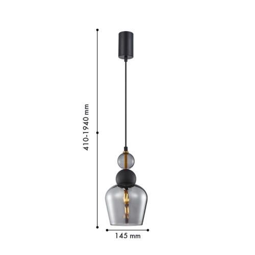 Подвес F-Promo 4340-1P, подвес, D145xH440/1940, 1xE27x40W, excluded