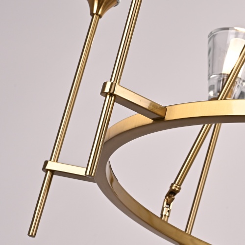 Люстра на штанге TORCHE DE VERRE Round Chandelier 8 75676-22