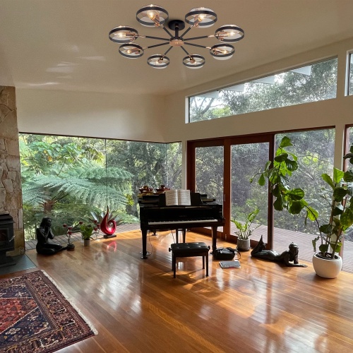 Потолочный светильник Eurosvet 70121/8 черный Smart