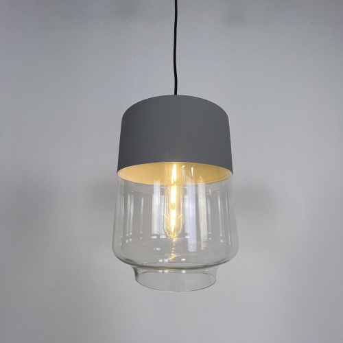 Подвесной светильник NORD A D18 Gray/Transparent 190485-26