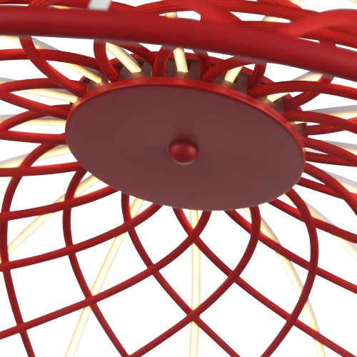 SL6016.603.01 Светильник подвесной ST-Luce Красный/Красный LED 1*20W 3000K БАУНД