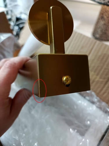 utsenka-SL6224.301.01 Светильник настенный ST-Luce Латунь/Прозрачный LED 1*8W 4000K BAMBOO