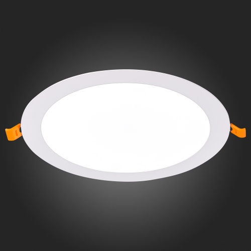ST209.538.18 Св-к встр. Белый LED 1*18W 3000K 1 296Lm Ra80 110° IP20 D225xH8 90-265V Встраиваемые светильники