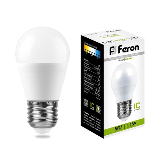 Лампа светодиодная FERON LB-750 11W 230V E27 4000K