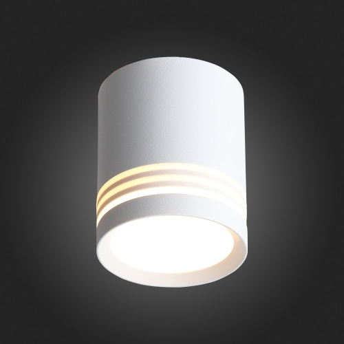 ST101.542.05 Светильник потолочный Белый LED 1*5W 4000K 390Lm Ra&gt;80 120° IP20 D68xH80 170-240V Накладные светильники