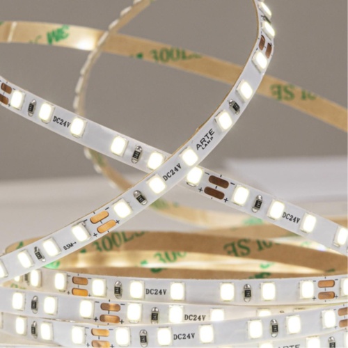 Arte lamp A2412005-01-3K Светодиодная лента 24В 9,6Вт/м 1000Лм/м 3000К 90+ 5мм SMD2835 120шт/м 5м IP20