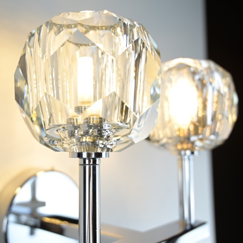 Бра  Boule De Cristal Double Sconce Chrome от Imperiumloft 156049-22