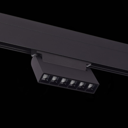 ST364.446.06 Магнитный трековый светильник Черный LED 1*6W 4000K 532Lm Ra&gt;80 36° IP20 L120xW22xH108 SKYLINE 48