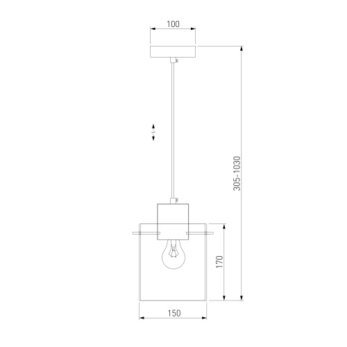 Подвесной светильник Eurosvet 50227/1 дымчатый