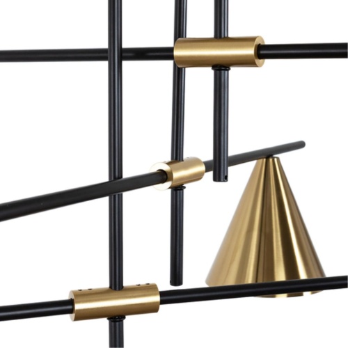 Люстра на штанге Arte lamp A7029PL-9BK СВЕТИЛЬНИК ПОТОЛОЧНЫЙ