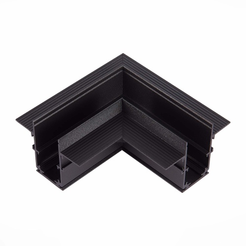 ST007.429.00 Угол-соединитель для встраиваемого магнитного шинопровода под ГКЛ 9м ST-Luce Черный SKYLINE 48