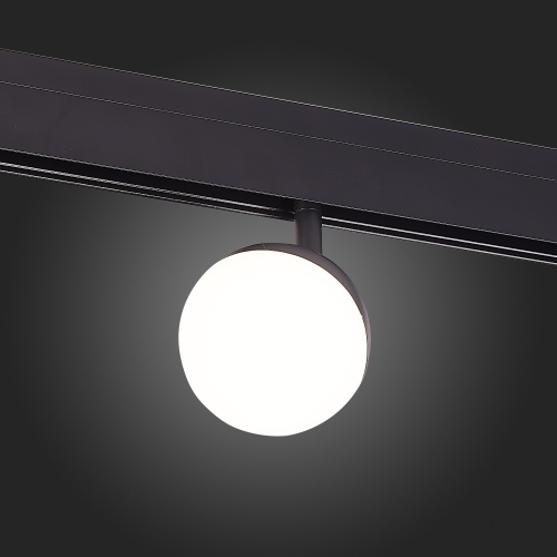 ST358.436.07 Магнитный трековый светильник Черный LED 1*7W 3000K 520Lm Ra&gt;80 120° IP20 L120xW90xH192 SKYLINE 48