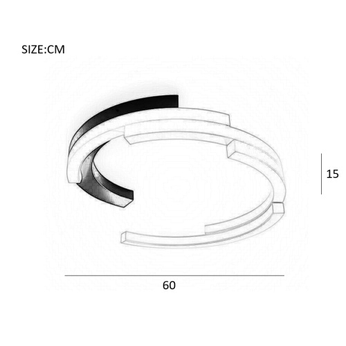 Потолочная Люстра Vima D60 Basic White от Imperiumloft 208631-26