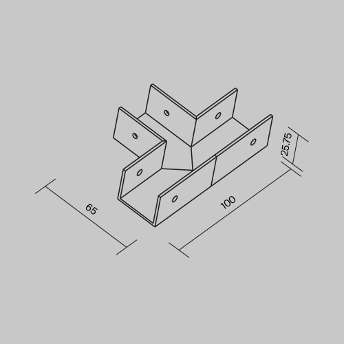 Комплектующие для профиля Outdoor O-TR001-TC