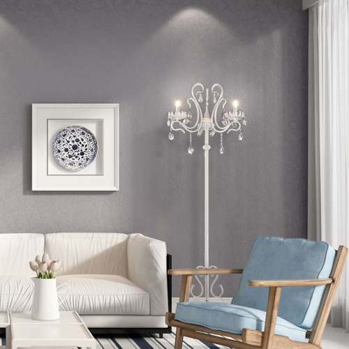 Напольный светильник Eurosvet 12205/3F белый Strotskis