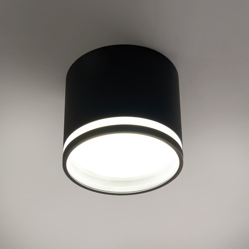 Светильник потолочный_F HL362 12W, 230V, GX53, черный