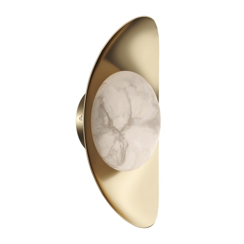 SL6229.201.01 Светильник настенный ST-Luce Золотистый/Алебастр LED 1*7W 3000K ПЕРИАЛ