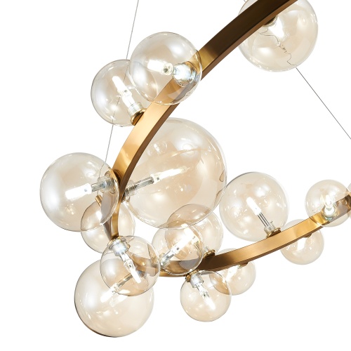 SL1165.303.24 Светильник подвесной ST-Luce Бронза/Коньячный G4 24*5W НЕКТОН