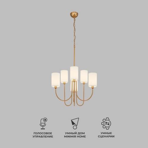  Eurosvet 60164/6/ подвесной светильник/ латунь Smart