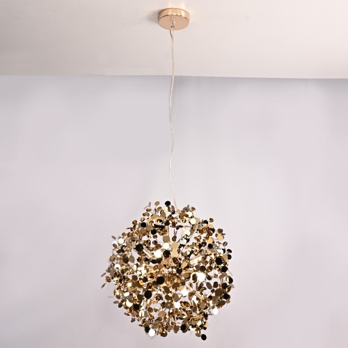 Люстра Tezani Argent Suspension Pendant Lamp 85 Gold D50 от Imperiumloft 186184-22