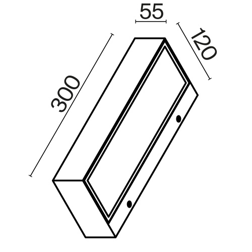Уличный настенный светильник Outdoor O428WL-L10W3K