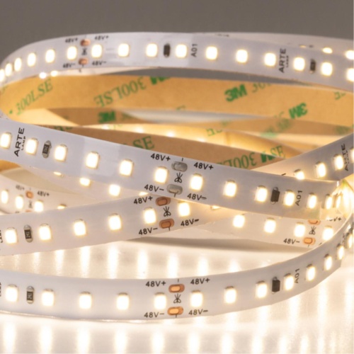 Arte lamp A4812010-01-3K Светодиодная лента 48В 7.2Вт/м 800Лм/м 3000К 90+ 10мм SMD2835 120шт/м 5м IP20