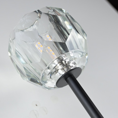 Бра RH Boule de Cristal Long Sconce Black 73687-22
