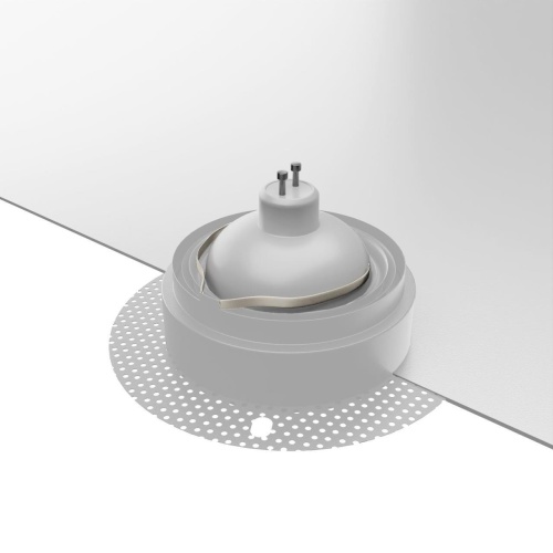 Врезной светильник под штукатурку Favourite 4533-1C, врезной светильник под штукатурку, D125xH36, cutout:D80, 1xGU10x35W, IP20, excluded