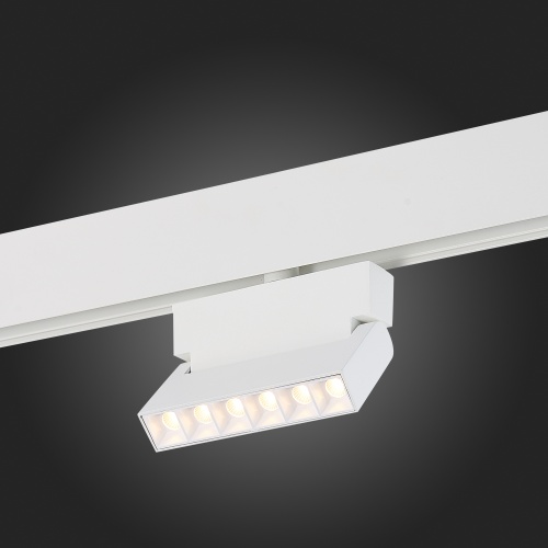 ST362.536.06 Магнитный трековый светильник белый LED 1*6W 3000K 532Lm Ra&gt;80 36° IP20 L120xW22xH134 4 SKYLINE 48