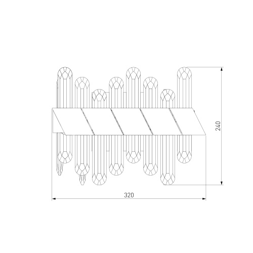 Настенный светильник Bogate's 420/1
