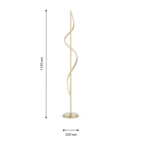 Торшер F-Promo 4181-1F, напольный светильник, D220xH1500, LEDx20W, 1970LM, 4000K, included