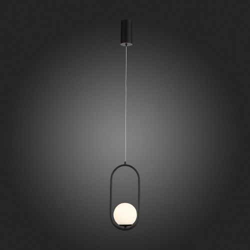 SL395.403.01 Подвес ST-Luce Черный/Белый LED 1*8W 4000K DONOLO