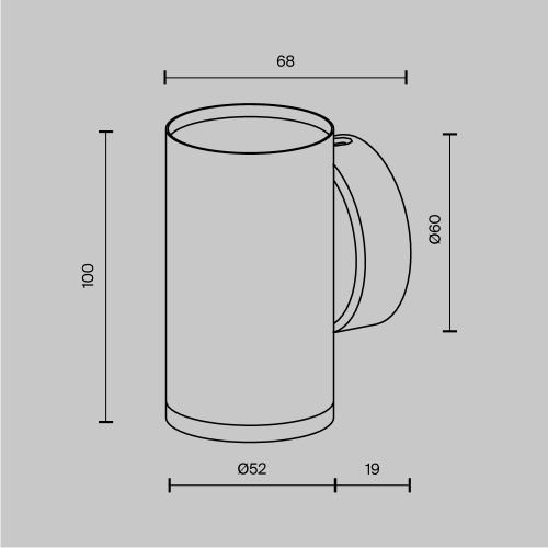 Настенный светильник (бра) Maytoni C068WL-01W