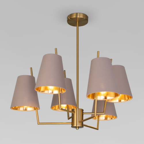 Потолочный светильник Eurosvet 60173/6 латунь Smart