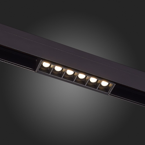 ST361.446.06 Магнитный трековый светильник Черный LED 1*6W 4000K 532Lm Ra&gt;90 36° IP20 L115xW22xH44 4 SKYLINE 48