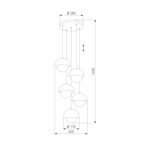 Подвесной светильник TK Lighting 10214 Bono