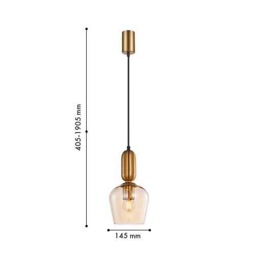 Подвес F-Promo 4352-1P, подвес, D145xH405/1905, 1xE27x40W, excluded