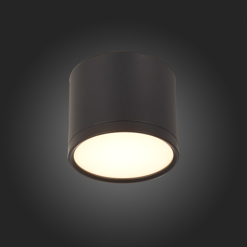 ST113.432.09 Светильник потолочный Черный LED 1*9W 3000K 702Lm Ra&gt;90 120° IP20 D88xH75 170-240V Накладные светильники